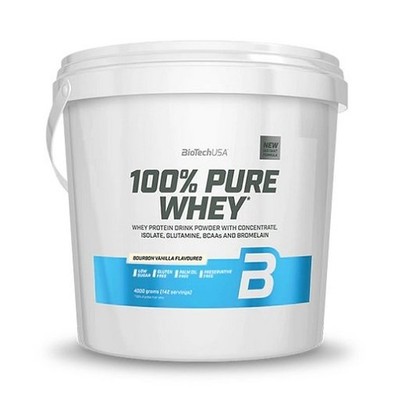 BioTech 100% Pure Whey 4000g Strawberry