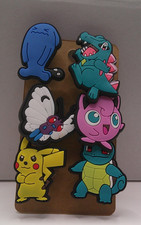 Set of 6 Shoe Charms for Crocs Featuring Japanes Anime-Gotta Catch 'em All A9