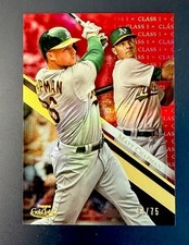 Matt Chapman 2019 Topps Gold Label Class 1 Red Parallel #’d /75 #49 Athletics