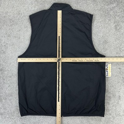 Nike Vest Mens Medium Tall Black Loose Fit Repel UV Utility
