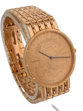 Corum Coin $20 18k Yellow Gold Men's Watch Watch.
