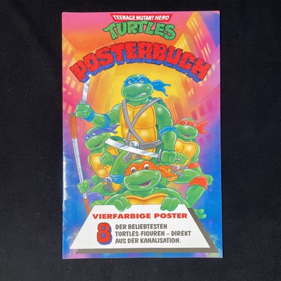 Teenager Mutant Ninja Turtles Posterbuch Comic 1990 90er 28x43 cm Plakat 8 Stück