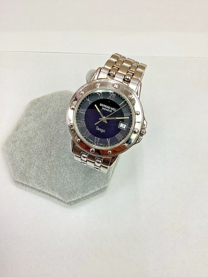 Raymond Weil Geneve Tango 5560 Swiss Made Men’s Watch Works - Image 3 of 4