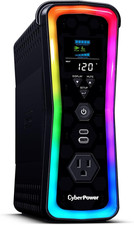 Cyberpower GX150C2 Gaming UPS with RGB, 13 Outlets, USB-C, 1500VA