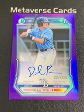 2026 Bowman Chrome Daniel Pierce Purple Refractor 1st Prospect Auto 237/250