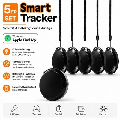 5x Air Tracker Apple Bluetooth Smart Finder Schlüssel Ortung Büro Tracker Set