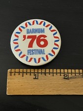 P.T. Barnum 1976 Festival Vintage Advertising Button Pin Pinback Americana