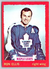 RON ELLIS (NO BLACK LINE) 1973-74 O-PEE-CHEE #55 NRMINT+ (DARK BACK)     96286