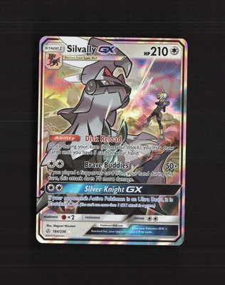 Silvally GX 184/236 Cosmic Eclipse Ultra Rare Holo Pokemon Card MP