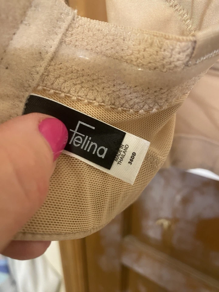 Felina 36DD Strapelss Bra, NWT beige color  - Image 4 of 4
