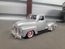 1953 CHEVY 3100 Black Pickup Truck 1/24 Scale By JADA Moon Wheels