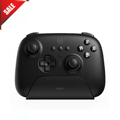 8BitDo Ultimate Bluetooth Controller w/ Charging Dock for Switch & Windows Black