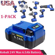 New Battery for Kobalt 24 Volt Max 6.5Ah Extended KB624-03 KB124-03 Lithium-ion