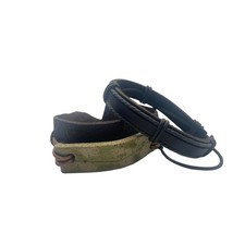 2 bracelets Leather Bracelets Adjustable Band Boho Hippie Style Fashion Jewelry