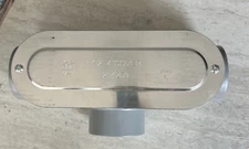 TayMac RLT350 Threaded T Type Conduit Body Die Cast Aluminum Stamped Steel Cover