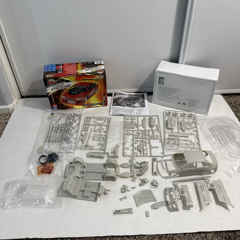 Tokyo Drift 2005 Mitsubishi Lancer Evolution VIII 1/25 Fast Furious AMT READ - Image 2 of 4