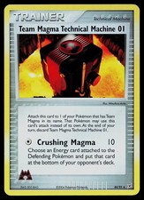 Pokemon Card - Team Magma Technical Machine 01 Magma vs Aqua 84/95 Reverse Holo on eBay