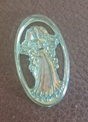 Vintage 1983 Mattel Crystal Barbie Dolls Necklace Iridescent