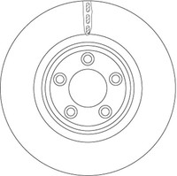 2X Bremsscheibe TRW Single DF6223S FüR XK Jaguar XF X350 X150 X250 Sportbrake XJ