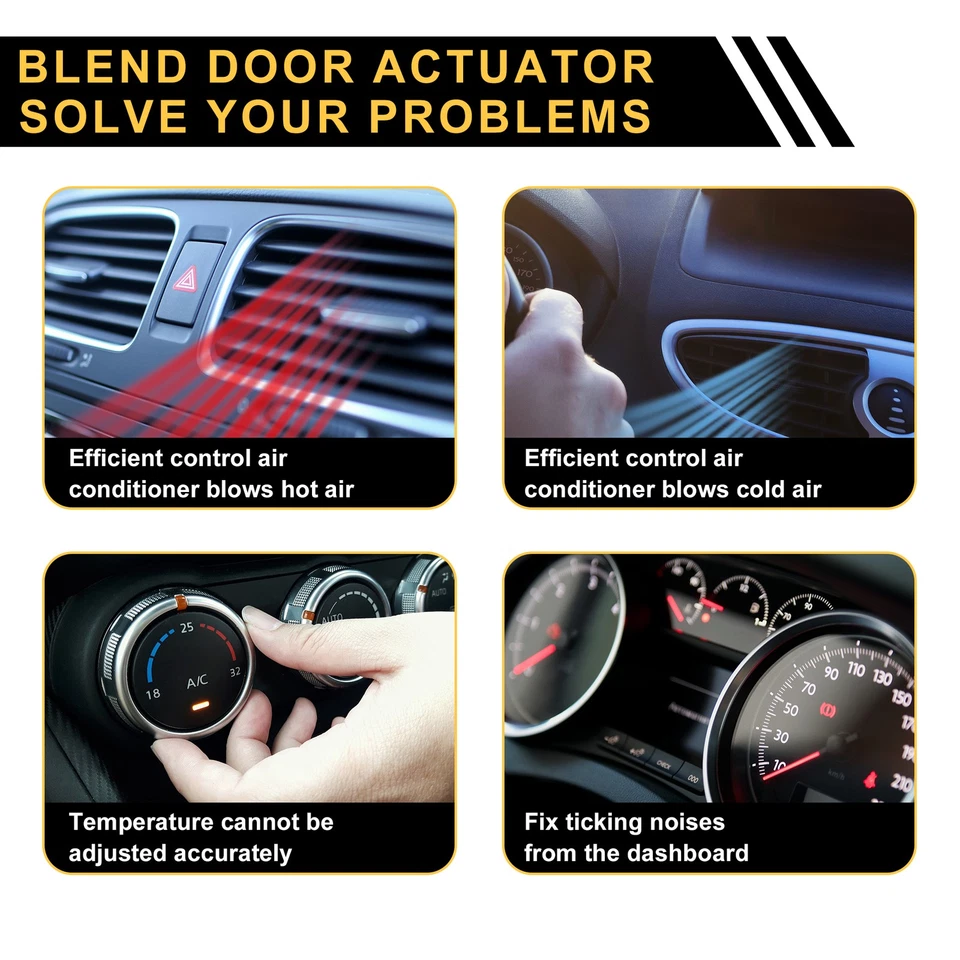 HVAC Heater Blend Door Actuator for Mazda 3 2010-2013 No.BBM461B60 - image 3 of 4