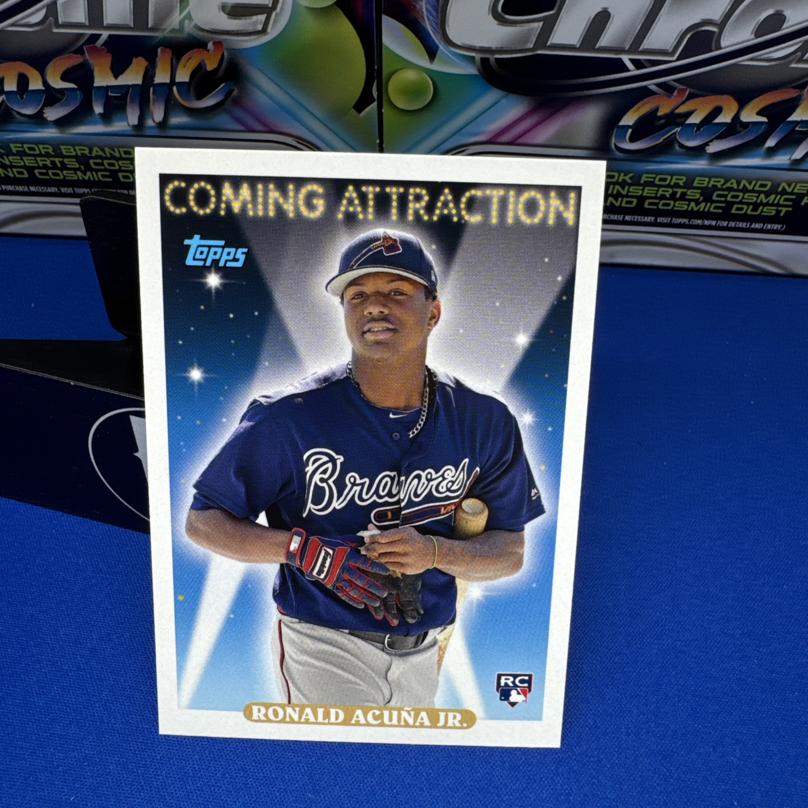 Ronald Acuna Jr. 2018 Topps Archives Coming Attraction Rookie RC #CA-12 Braves