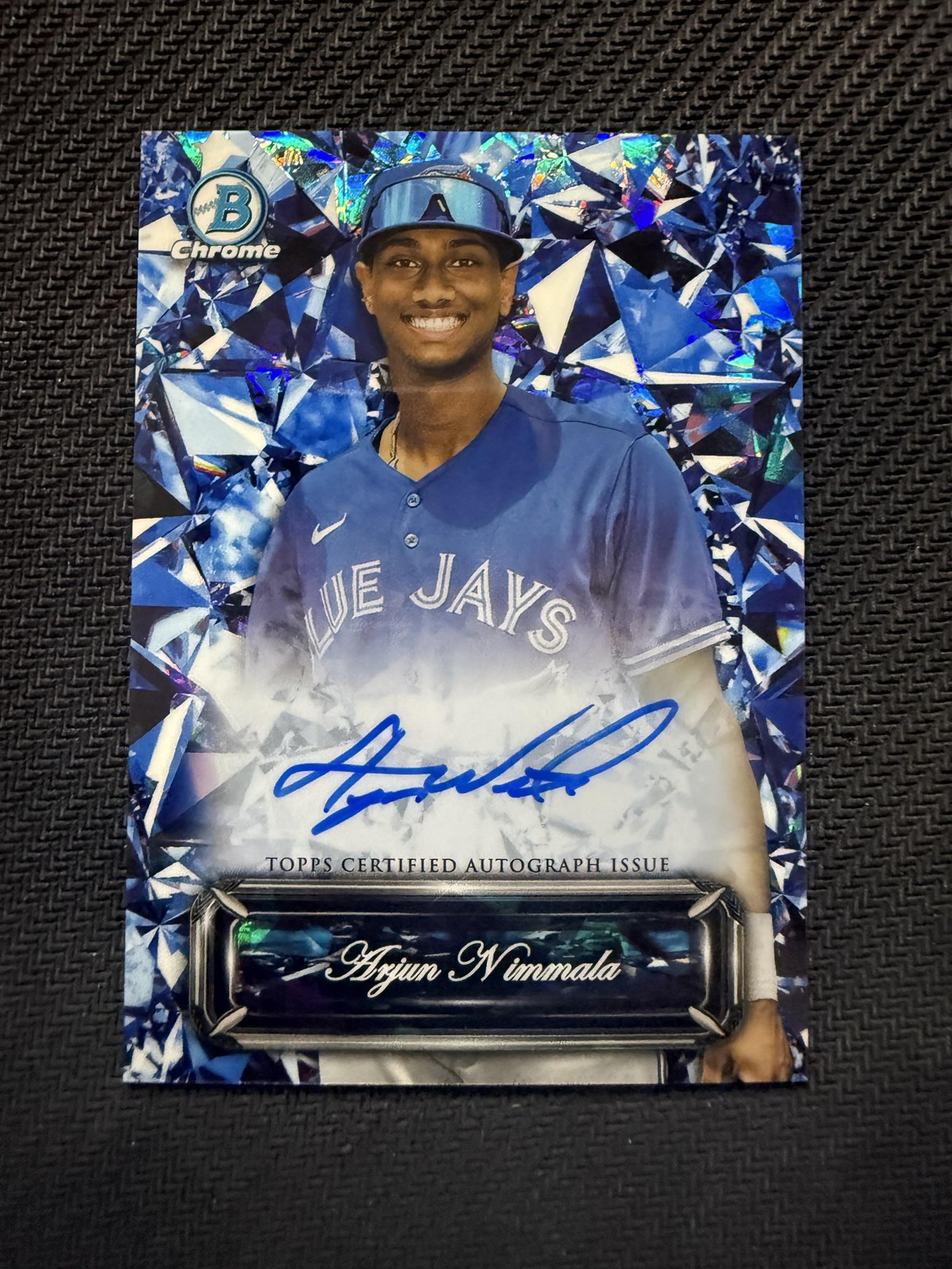 2024 Bowman Chrome Sapphire Arjun Nimmala Sapphire Selections Autographs