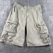 Route 66 Cargo Shorts Mens 32 Beige Pockets