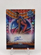2024-25 Topps Chrome - Rookie Auto Ron Holland II Orange Geometric /25