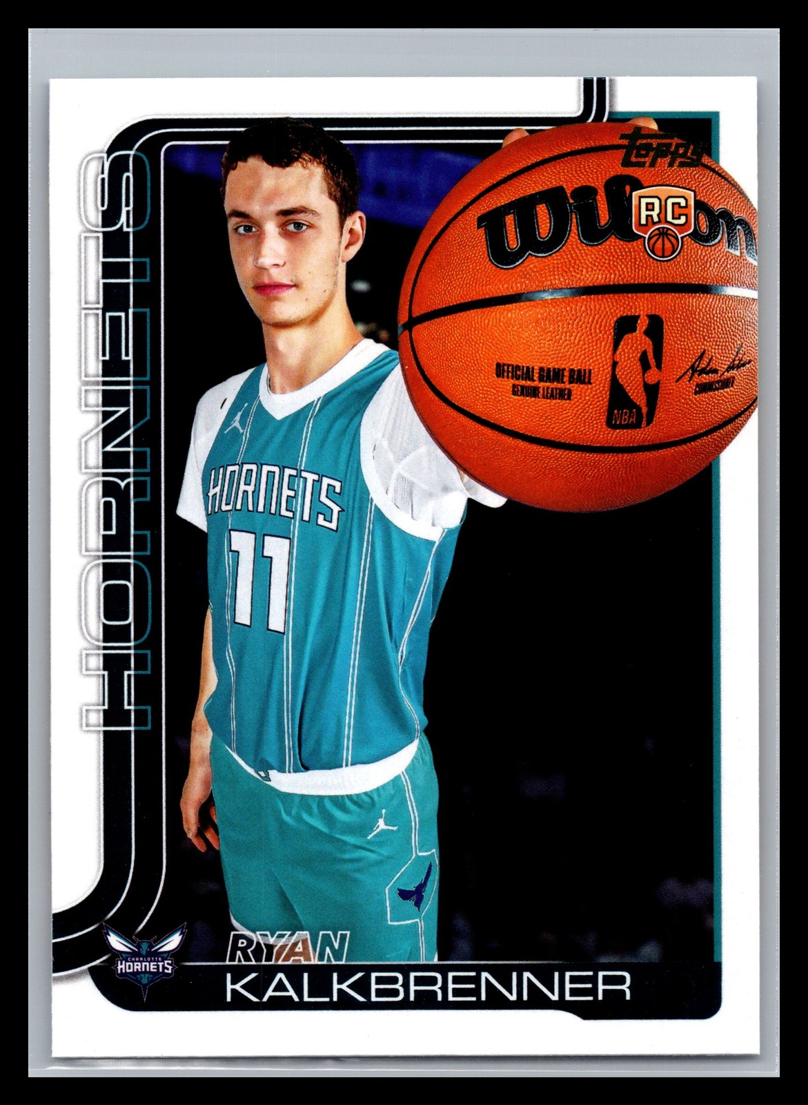 2025-26 Topps #234 Ryan Kalkbrenner Rookie RC Golden Mirror Image Variation Rare