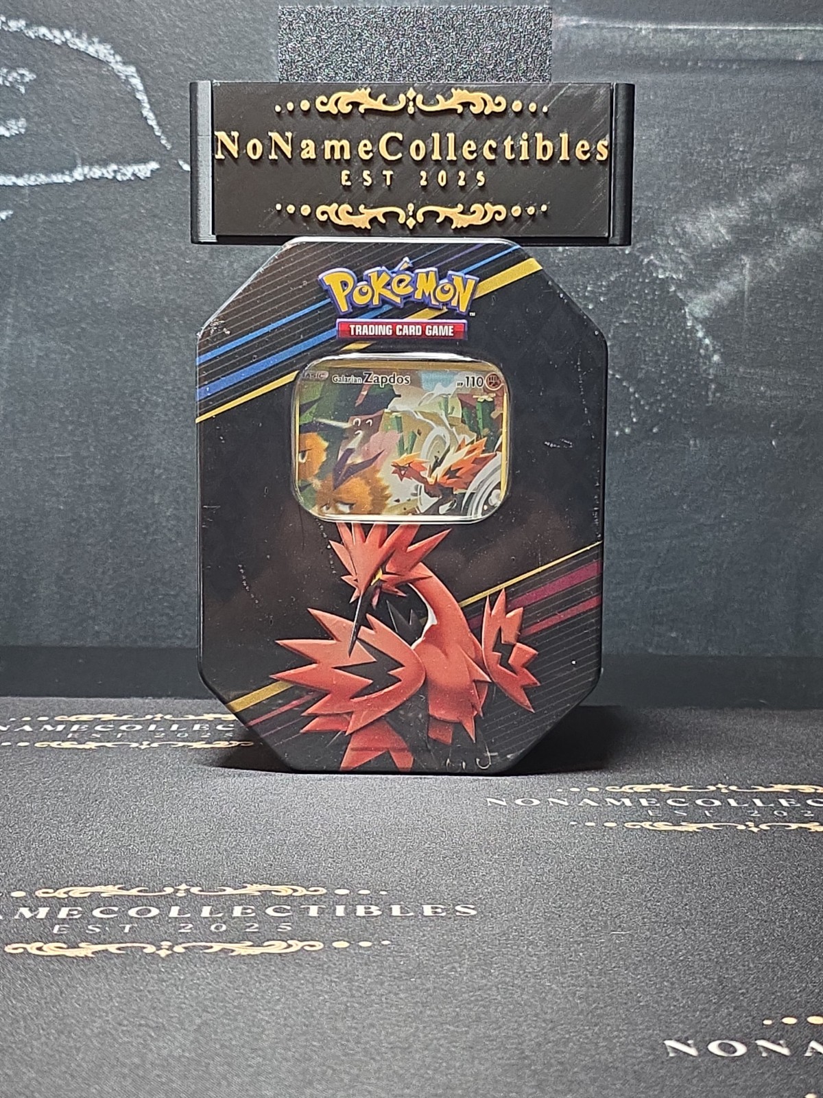 Pokemon TCG: Crown Zenith Metal Tin Galarian Zapdos New & Sealed
