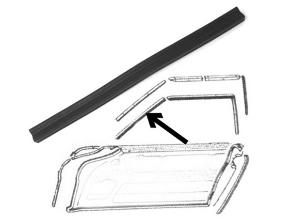 Rechte Dichtung A SäUle Vorne Mercedes W113 Pagode 1137251866-image