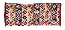 3x5 Vintage Handmade Traditional Geometric Kilim Floor Rug Carpet