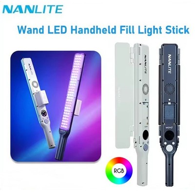Nanlite Wand RGBWW Full-Color Handheld LED Video Light 2700K-6500K APP Control