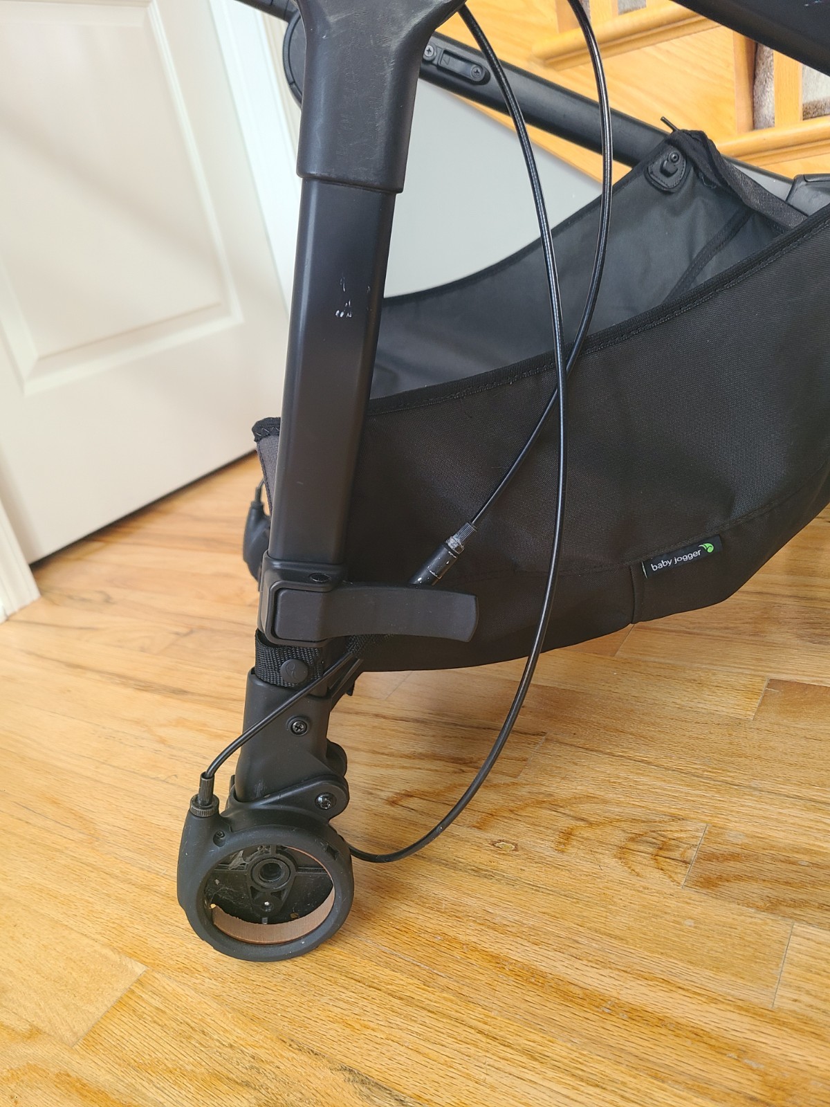 Baby Jogger City Select LUX stroller FRAME  + basket + set of 2 wheels GOOD COND