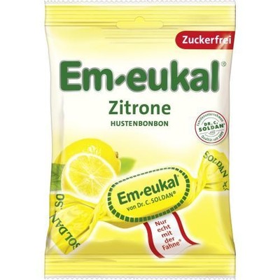 EM EUKAL Bonbons Zitrone zuckerfrei 75 g