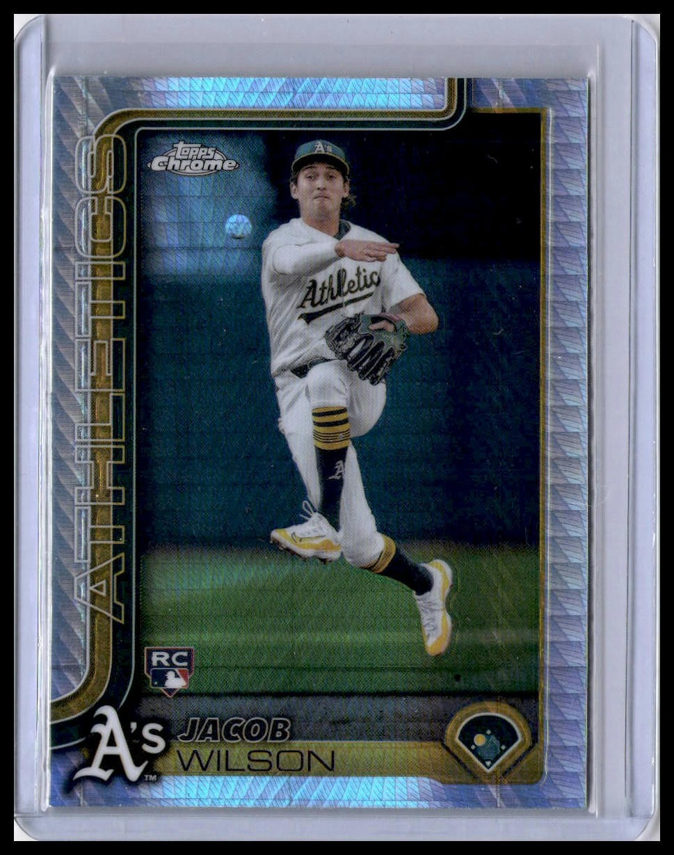 2025 Topps Chrome #96 Jacob Wilson Prism Refractors