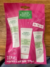 NEW SEALED  MARIO BADESCU Travel Hand Cream Trio ON-THE-GO Set 3 oz/85g