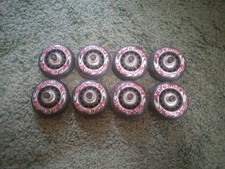 Mongoose Rollerblade Wheels Lot Of 8 With Ball Bearings Decent Usable Condition