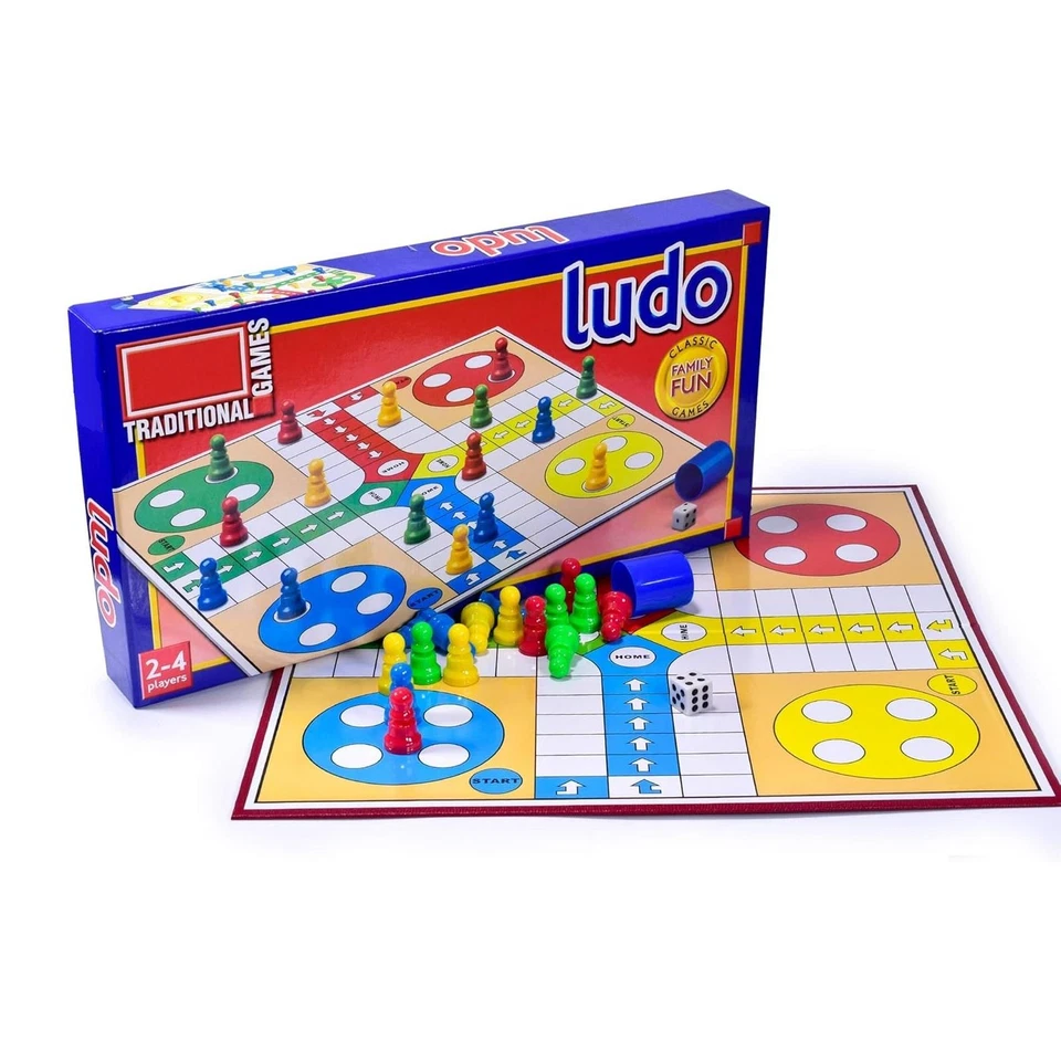 New Traditional Ludo Board Game Kid Children Adult Family Fun Play Game Family