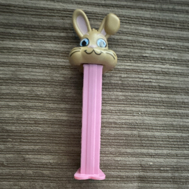 Pez Bunny Dispenser with Pink Stem Collectible Holiday & Seasonal Easter Gift