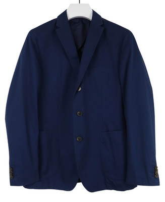 Baldessarini Toulouse Blazer Mens (EU) 50 Blue Single Breasted Pure Cotton