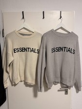 Pullover 2er Set Beige Grau Größe L
