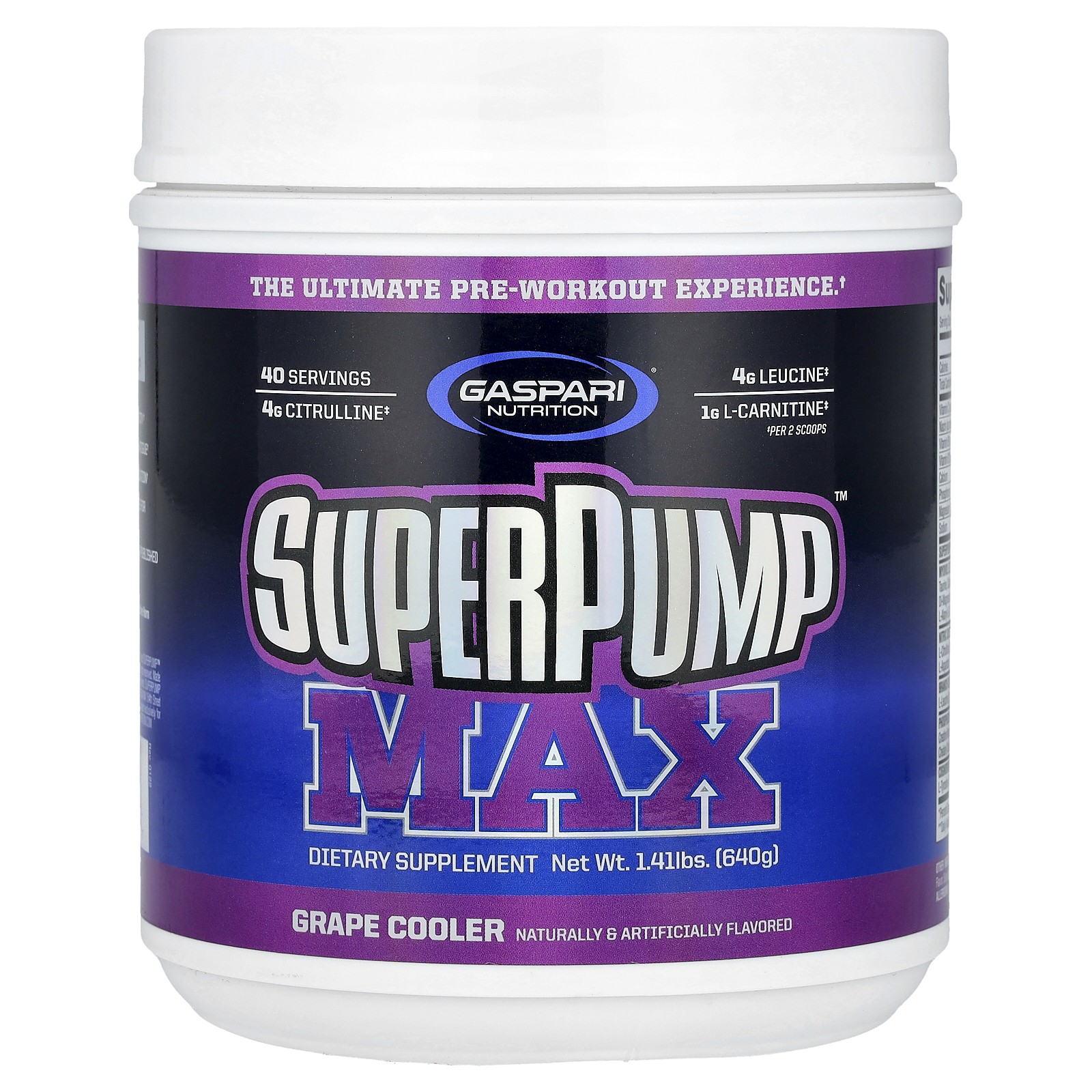SuperPump  Max, Grape Cooler, 1.41 lbs (640 g)