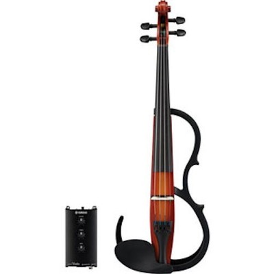 YAMAHA SV250 Silent Electric Violin Pro 4 String Brown in Box