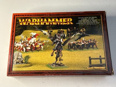 Warhammer METAL Empire of Man Elector Count on Griffon BRAND NEW Open Box OOP