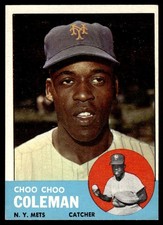 1963 Topps Choo Choo Coleman New York Mets #27