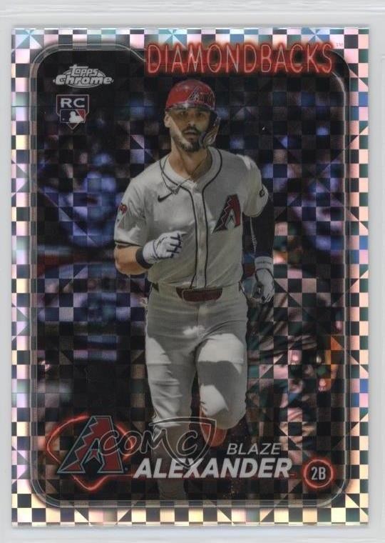 2024 Topps Chrome Update X-Fractor Blaze Alexander #USC53 Rookie RC uk2