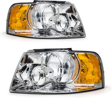 For 2003-2006 Ford Expedition Headlights Assembly Compatible with 2003 2004 2005