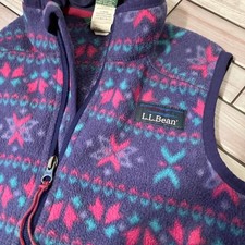 LL bean Vintage Kids Vest S 8