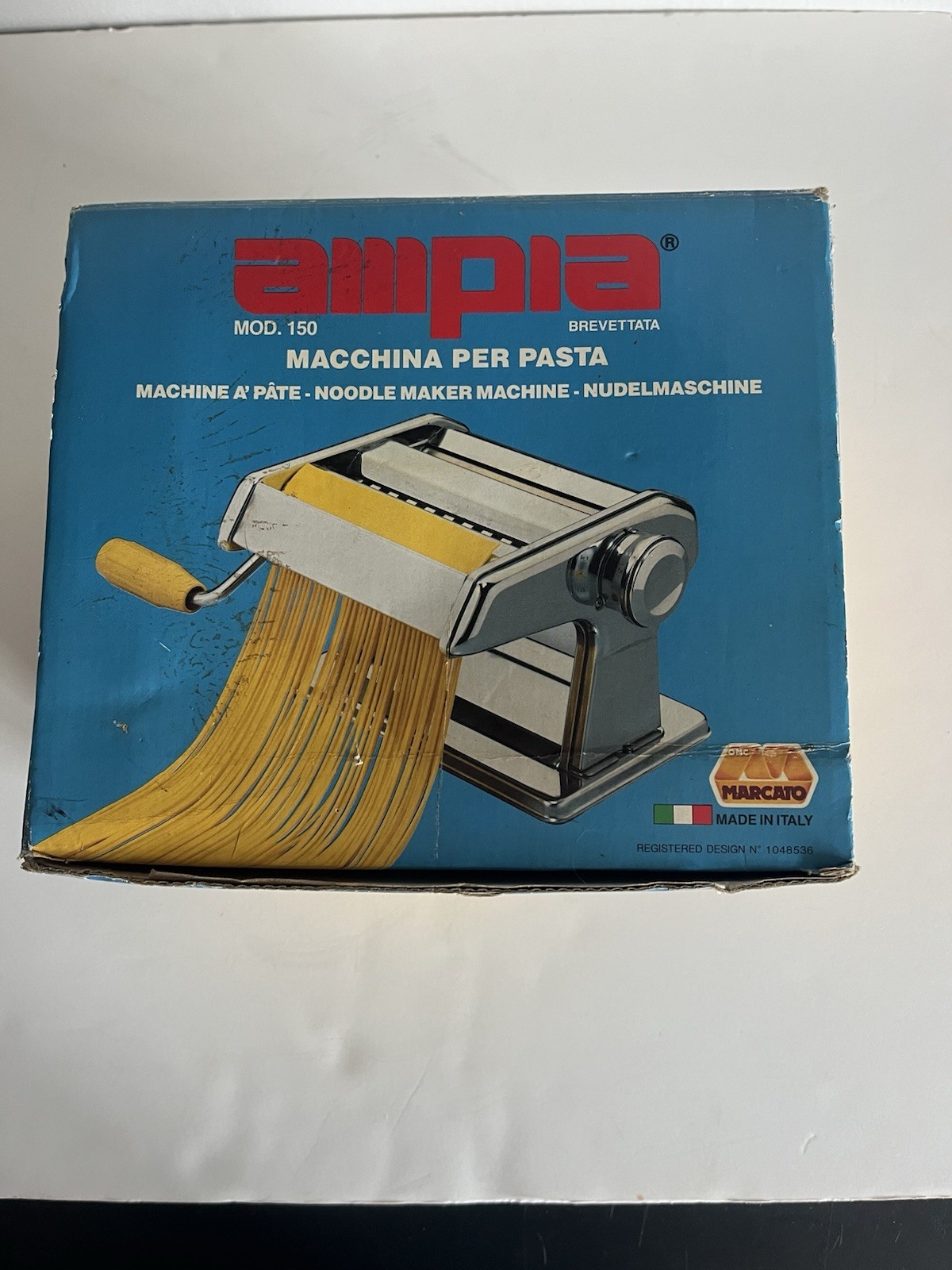 Marcato Ampia Model 150 Pasta Maker Machine Made In Italy
